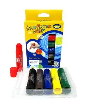 HBW, FINGER PAINT POSTER COLOR, 18 COLOR (30G)