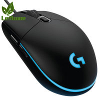 Leflame G102 Logitech สายเมาส์เล่นเกม200-8000Dpi 6เมาส์แบบออปติคัลปุ่มเข้ากันได้สำหรับ Windows 7