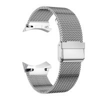 ✢✌✜ สายนาฬิกา Milanese สำหรับ Samsung Galaxy Watch 5 4 Classic 46mm 42 40 44mm 5 Pro Band Stainless Steel Mesh Curved End Bracelet