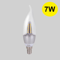 【♘COD Free Cas♘】 yuanbianr929269 E14หลอดไฟ Led 220V 3W 5W 7W 9W โคมไฟ Led หลอดไฟ Lfor รูปโคมไฟระย้าสปอตไลท์ Lampu Penerangan Rumah อบอุ่น/ขาว10ชิ้น