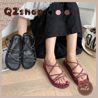 QZshop มาใหม่พร้อมส่ง ?  รองเท้ารัดส้นแฟชั่น รองเท้าแตะแบบสวมดีเทลรัดส้นงานโคตรดีสีโคตรสวย ต้องมาซื้อกันหน่อยแล้วมั้ย ราคางามๆแบบนี้บอกเลย สุดปัง?