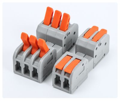 Holiday Discounts 1/5/10Pc NEW Mini Fast Wire Cable Connectors Universal Compact Conductor Spring Splicing Wiring Connector Push-In Terminal Block