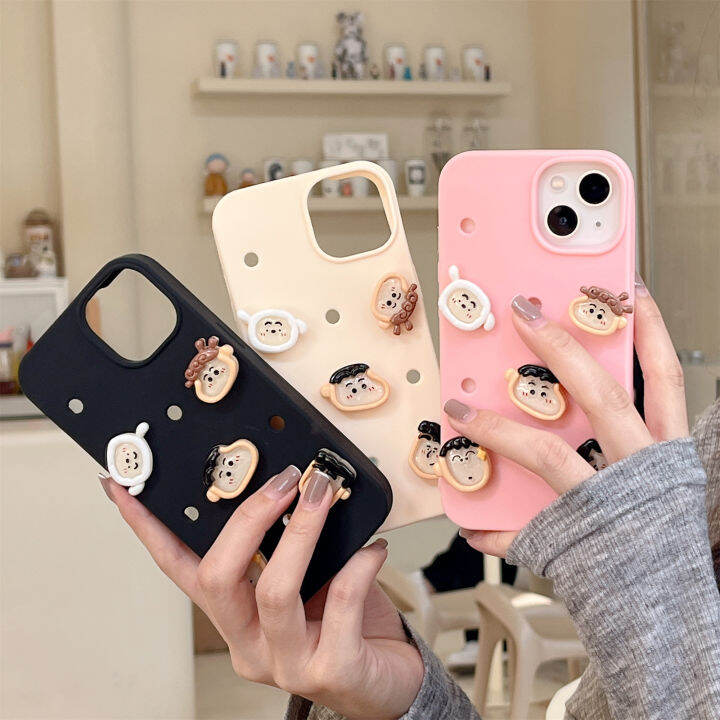 เคสเคสโทรศัพท์-iphone-ลายดินสอสีการ์ตูนญี่ปุ่นน่ารักสุดน่ารักดีไซน์สวยป้องกันการกระแทกทำจากซิลิคอนนิ่มซึ่งถอดออกได้ออกแบบให้มีเสน่ห์สำหรับ-iphone-14-13-12-11-pro-max