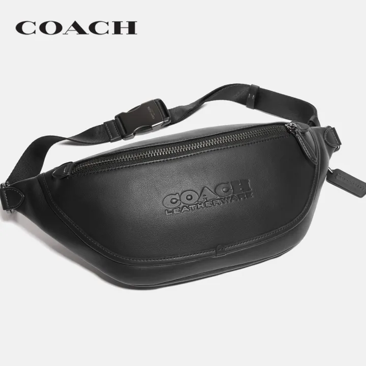 coach-กระเป๋าสะพายข้างผู้ชายรุ่น-league-belt-bag-สีดำ-c2291-jiblk