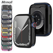 Miimall Ốp Bảo Vệ Màn Hình Tương Thích Với Apple Watch 7 41Mm 45Mm