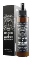 BARBER BRAIN TEXTURE AND VOLUME HAIR SPRAY 200ml (717025) สเปรย์ฉีดยกโคนผม บาร์เบอร์ เบรน เท็กซ์เจอร์ แอนด์ วอลลุ่ม แฮร์ สเปรย์