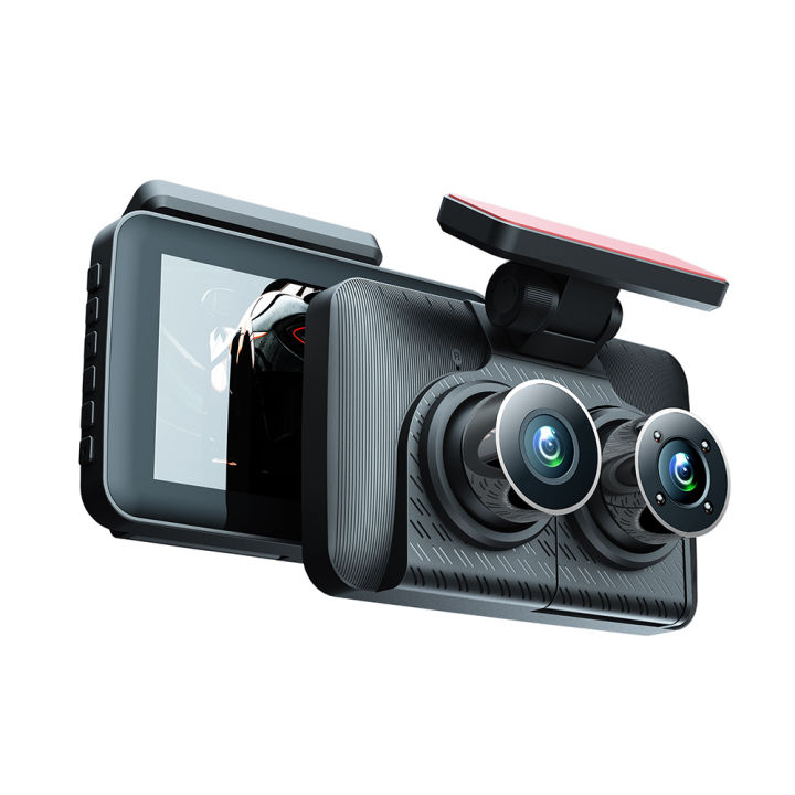 กล้องติดรถยนต์-aumotop-พร้อมการตั้งค่ากล้องสามตัว-บันทึกด้านหน้าและภายในเพื่อประสบการณ์การขับขี่ที่ปลอดภัยกว่า
