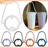 PUPU 2Pcs ซิลิโคนทำจากซิลิโคน ที่จับขวดน้ำ กันรั่วซึม เก็บเครื่องดื่มร้อนเย็น อุปกรณ์เสริมแก้วกาแฟ แบบพกพาได้ สากลสากลสากล แก้วน้ำหุ้มฉนวน สำหรับ ไทโซ600มล./ขนาด40ออนซ์ รถบ้านสำนักงาน