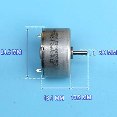 Standard RC-320-12380 Mini Motor DC 7.2 Volt 6V 9V 7400RPM Precious Metal Brush Electric Motor Reduction Round Mute Engine Electric Motors