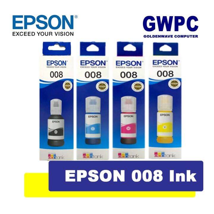 Epson 008 Genuine Pigment Ink | Lazada PH