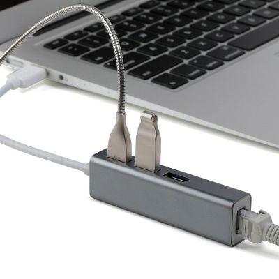 3 Port USB 3.0 Hub Gigabit Ethernet Network Adapter RJ45 Interface 10/100/1000M Lan Card For Laptop PC Computer Peripherals USB Hubs