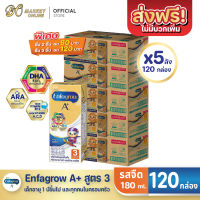 [ส่งฟรี X 5 ลัง] เอนฟาโกร เอพลัส สูตร3  Enfagrow A+  UHT นมยูเอชที 180มล. (ยกลัง 5 ลัง : รวม 120กล่อง)