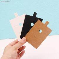 ﺴ✑ 50Pcs/Lot 6x10cm Rectangle Finger Ring Card Brown Hoop Buckle Spherical Earrings Packaging Display Cards Hang Tags Can Custom