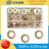 M2-M14 Brass Flat Plain Washer M5-M20 Gasket Copper Washer Nut And Bolt Set  For Screw Bolt Set For Sump Plugs Flat Plain Washer Nails Screws  Fastene