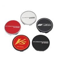 4pcs 54/49mm Clip Work Emblem Sticker Center Caps For Rims Work Emotion Racing Wheel Hub Caps Wheel Covers Car Universal