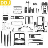 S6 A6ต่อออดี้2005-2011 Accessori Interni Modificati Per Auto Adesivi In Fibra Di Carbonio Adesivo Decorativi Per Console Del Cambio