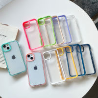 เคส iPhone 3 In 1,เคส TPU ใสแบบเรียบง่าย + กรอบด้านข้าง PC + กรอบเลนส์ถอดออกได้ป้องกันแข็งแรงสำหรับ iPhone 13 Pro Max 12 11 X XR XS Max 7 8 7Plus 8Plus SE 2000ฝาครอบเคส [Cchoice]