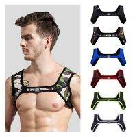 【CW】 Mens Chest Harness Sport Shoulder Supports Straps Muscle Exercise Braces Top  Wear