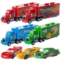 Pixar Racing 2ของเล่น Lightning Mcqueen Jackson Storm Mike Le Truck 1:55โมเดลรถอัลลอยของขวัญเด็กชายบูติก