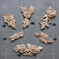 and Seller Alcohol cotton♘♞❅  Dongyang woodcarving solid wood European rose small decals home decor accessories. Gray carved applique retail