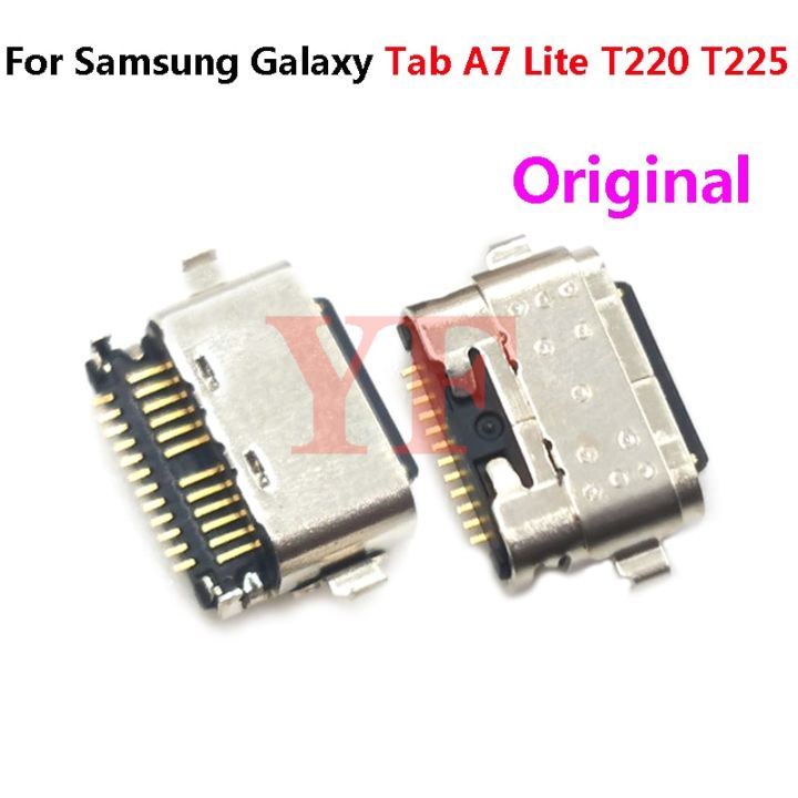 ‘；【。- 10Pcs Usb Charging Socket For  Galaxy Tab A7 Lite T220 T225 SM-T220 SM-T225 USB Charger Charging Dock Port Connector