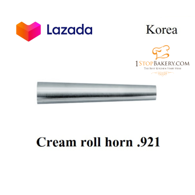 Korea 921 Cream Roll Horms L 5.25 in x Dia.0.9-0.63 in./หลอดม้วนครีมโรลเค้ก