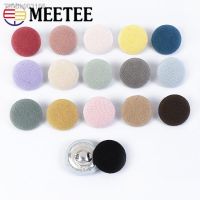 ☒▤♣ 50Pcs 18-28mm Colorful Cloth Covered Shank Button for Jacket Coat Sweater Decorative Botones Hand Sewing DIY Crafts Accessories