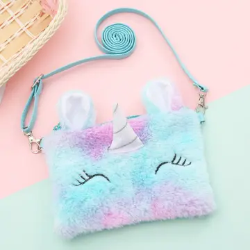 Farewell - Of Your Search Fur Unicorn Cross Body Bag For  kids/Unicorn purse type bags for girls Sling Bag - Sling Bag