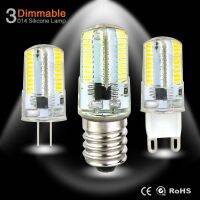 【Best value for money】 Vacamm LED ซิลิโคนหลอดไฟประหยัดพลังงาน3014 SMD 64Leds หรี่แสงได้ไฟ G4 E17 E14 E11 E12 G9 Spotlight ตกแต่งโคมระย้า