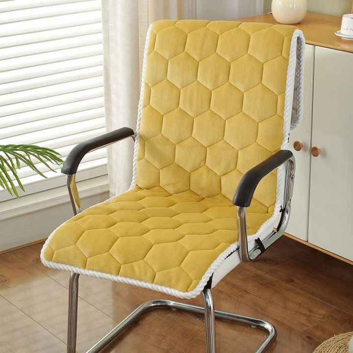 solid-color-cushion-backrest-integrated-chair-cushion-one-piece-thickened-recliner-cushion-for-office-chair-computer-chair