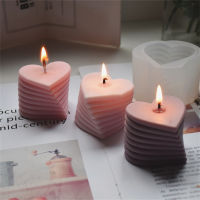 【YY】Rotating Heart Candle Mold Multiple Love Aromatic Handmade Candle Gypsum Resin Soap Cake Decoration Mould Valentines Day Gift