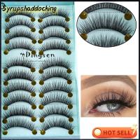 SYRUPSHADDOCKING Glam ปุย ฮันมเดดบริสุทธิ์ Wispy Crisscross ขนตาปลอม เครื่องมือต่อขนตา หนายาว 3D Faux Mink Hair