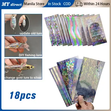 5pcs Luminous Sticker Fishing Lure DIY Material Accessoris Bait Sticker  20x10cm Fake Bait Lure Tape