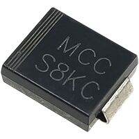 10ชิ้น S8K S8KC ใหม่แพคเกจ SMC 800V 8A อุปกรณ์ไฟฟ้า SMD Rectifier Diode