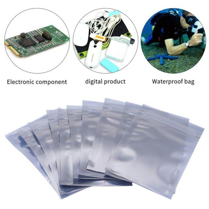 50pcs-antistatic-aluminum-storage-bag-4-size-ziplock-bags-resealable-anti-static-pouch-for-electronic-accessories-package-bags