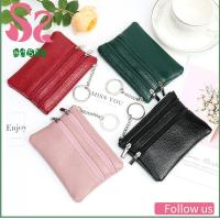 AD8T2 อเนกประสงค์ Women Clutch with Key Ring Card Holder Mini Coin Purse Wallet Money Bag Keychain