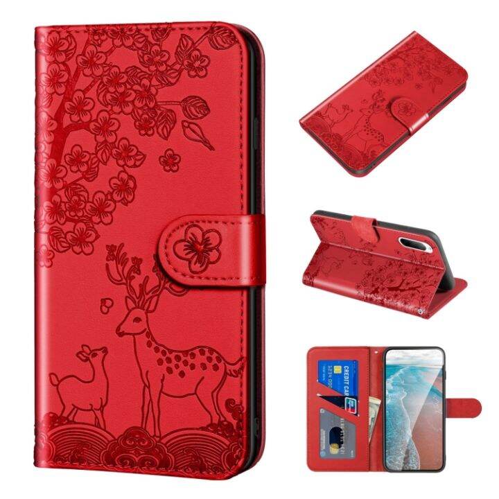 สำหรับ-sony-xperia-10-ii-ลายนูนรูปกวางซิก้าเคสมีขาตั้งหนัง-pu-หนังฝาพับแบบแนวนอน-amp-ช่องเสียบบัตร-amp-กระเป๋าสตางค์-amp-กรอบรูป-มีของพร้อมส่ง