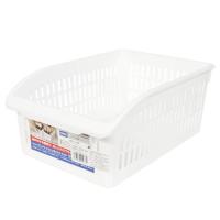 ตะกร้าใส่ของเหลี่ยมกว้าง เอกดำรงค์ D-5224 สีขาวWIDE RECTANGULAR STORAGE BASKET EKDUMRONG D-5224 WHITE **ด่วน สินค้าเหลือไม่เยอะ**