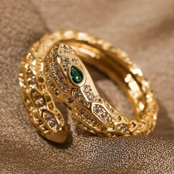 DULCI® Copper Dotted Design Kalsarp Snake Nag Dosh Nivaran Adjustable  Fingerring Toe Ring For Men Women Girls : Amazon.in: Jewellery