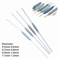 4Pc/Set Ophthalmic Instruments Double Ended Lacrimal Passage Probe Flushing Stainless Steel Titanium Probe Plugging Tool