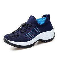 Women Running Shoes White Platform Sneakers Non Slip Breathable Ladies Trainers Jogging Walking Fitness Sport Casual Shoes