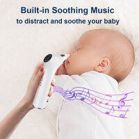 Electric Baby Nasal Aspirator Nose Sucker Nose Cleaner สำหรับทารก3ระดับการดูดเสียงรบกวนต่ำ Anti-Backflow Soothing Music