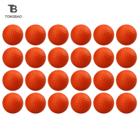 TONGBAO01 10pcs PU Foam Golf balls ฟองน้ำยืดหยุ่นในร่มการฝึกอบรมกลางแจ้ง