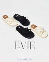 EVIE SANDAL รองเท้าแตะพื้นขนมปังนุ่มนิ่ม หน้าเท้าน้องคาดไขว้เพิ่มลูกเล่นให้กับหน้าเท้า