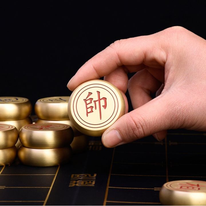 กระดานหมากรุกหมากรุกจีนแบบโต้ตอบขนาดใหญ่สุดสร้างสรรค์ทำจากทองเหลืองหรูหราพับได้ปกแข็ง-xadrez-jogo-ek50ql-เกมครอบครัว