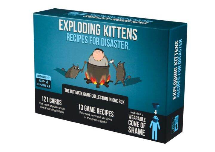 Exploding Kittens Recipes For Disaster บอร์ดเกมแมวกล่องเขียว พร้อมส่ง