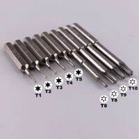 【CW】 9PCS Torx T4 T6H T10 Screwdriver 3/25 quot;(4mm) Bits Repair tools Bit Plum Blossoms Repairing for Alta