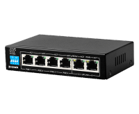 D-Link 6-Port Unmanaged PoE Switch DES-F1006P-E