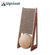 Gigicloud Pet Cat Scratching Board Sisal Rope Cat Scraper Ball Wear