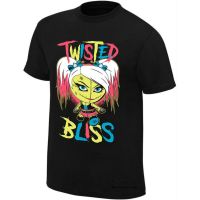 เสื้อยืดผ้าฝ้ายพิมพ์ลาย WWE Alexa bliss wised bliss auhenic 100 % สำหรับผู้ชาย